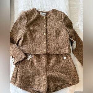 Women’s  Brown Tweed Jacket